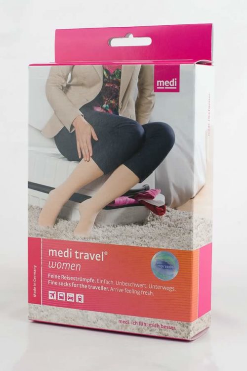 Medi Travel Women Compression Stocking Revascular Box